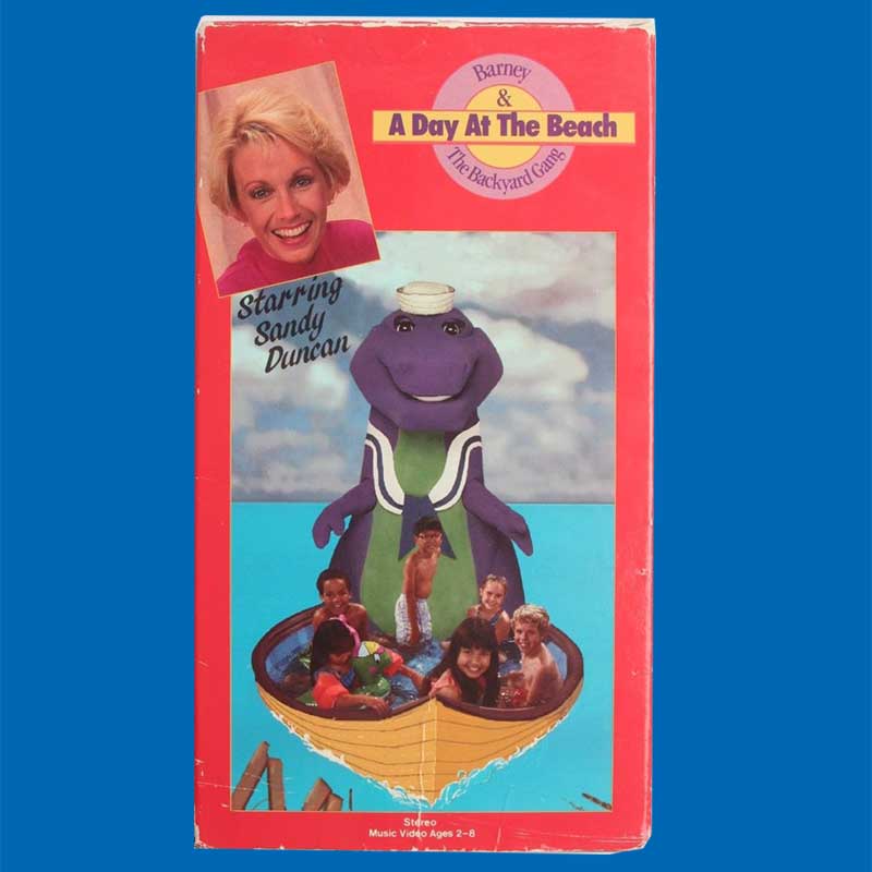Barney A Day at the Beach VHS tape