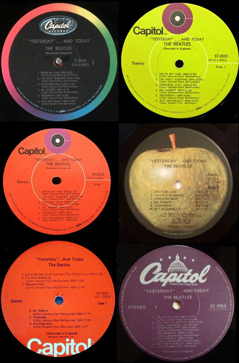 different Capital record labels