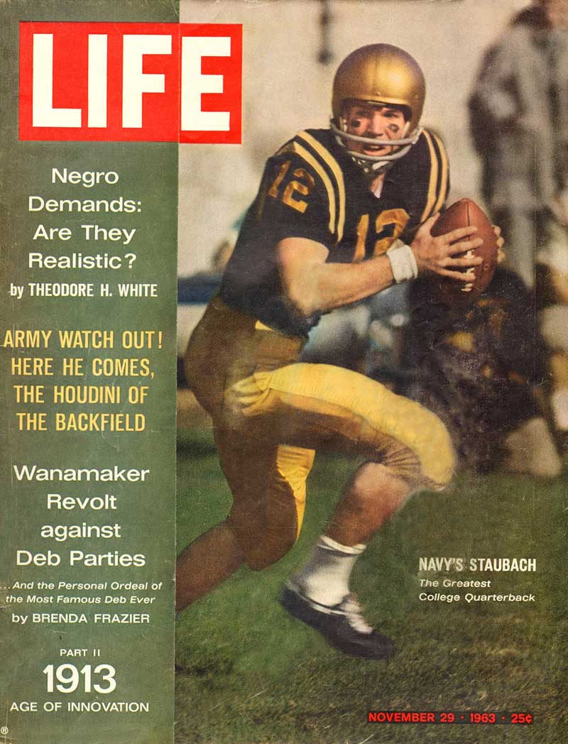 Roger Staubach Life Magazine 1963 worth up to $1,800