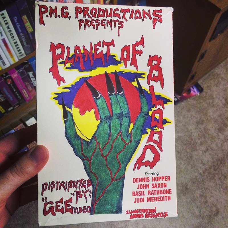 Planet of Blood VHS tape