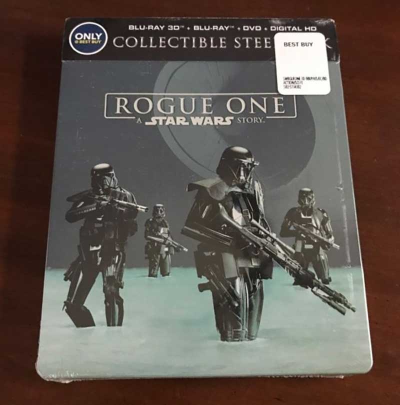 Star Wars Rogue One Steelbook DVD