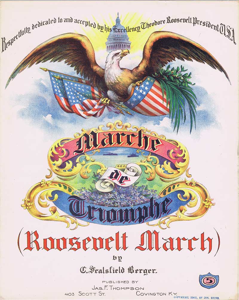 Roosevelt March sheet music