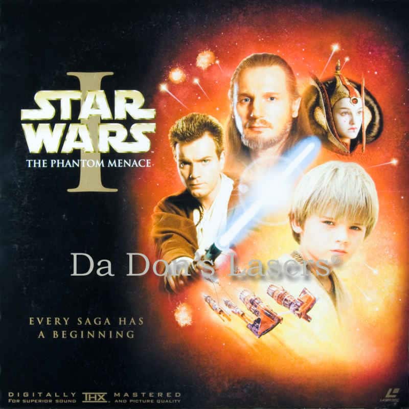 Star Wars Phantom Menace LaserDisc