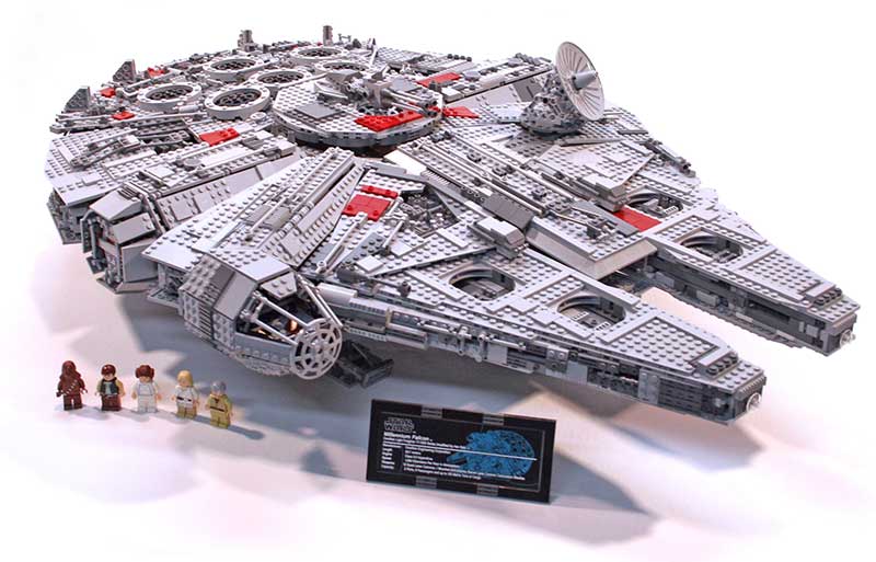 first millennium falcon lego set