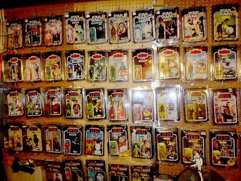 Martin Thurn's Star Wars action figures collection