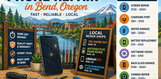 Phone Repair in Bend, Oregon: Costs, Local Shops & Smart Alternatives (2026)