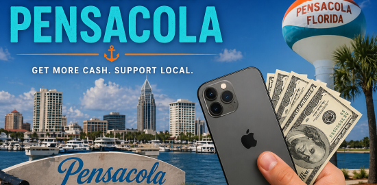 Sell Your iPhone in Pensacola: Compare Local Cash Offers vs. Carrier Trade-In