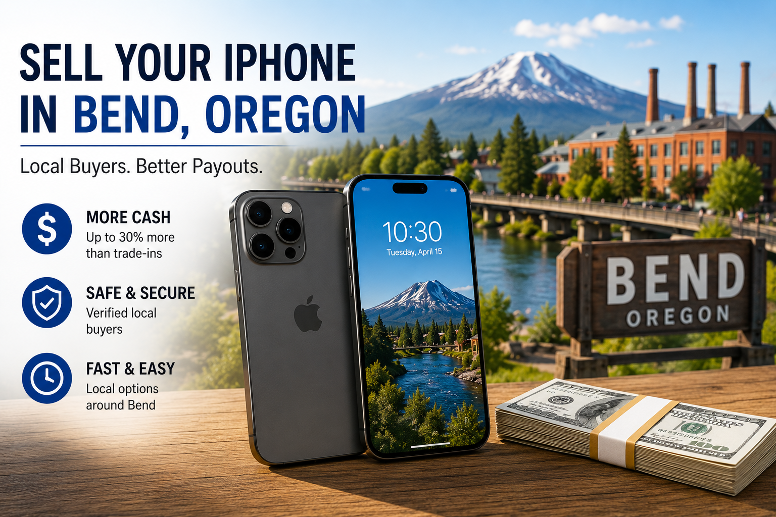 Sell Your iPhone in Bend, Oregon: Compare Local Buyers & Get Paid More (2026)