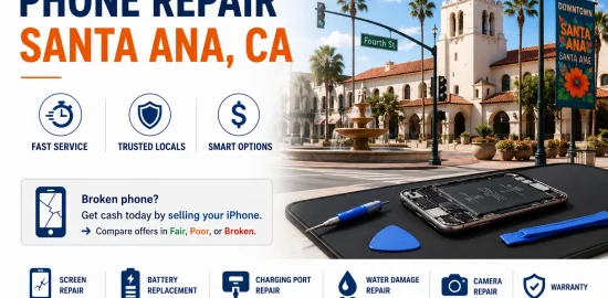 Phone Repair in Santa Ana, California: Costs, Local Shops & Smart Alternatives (2026)